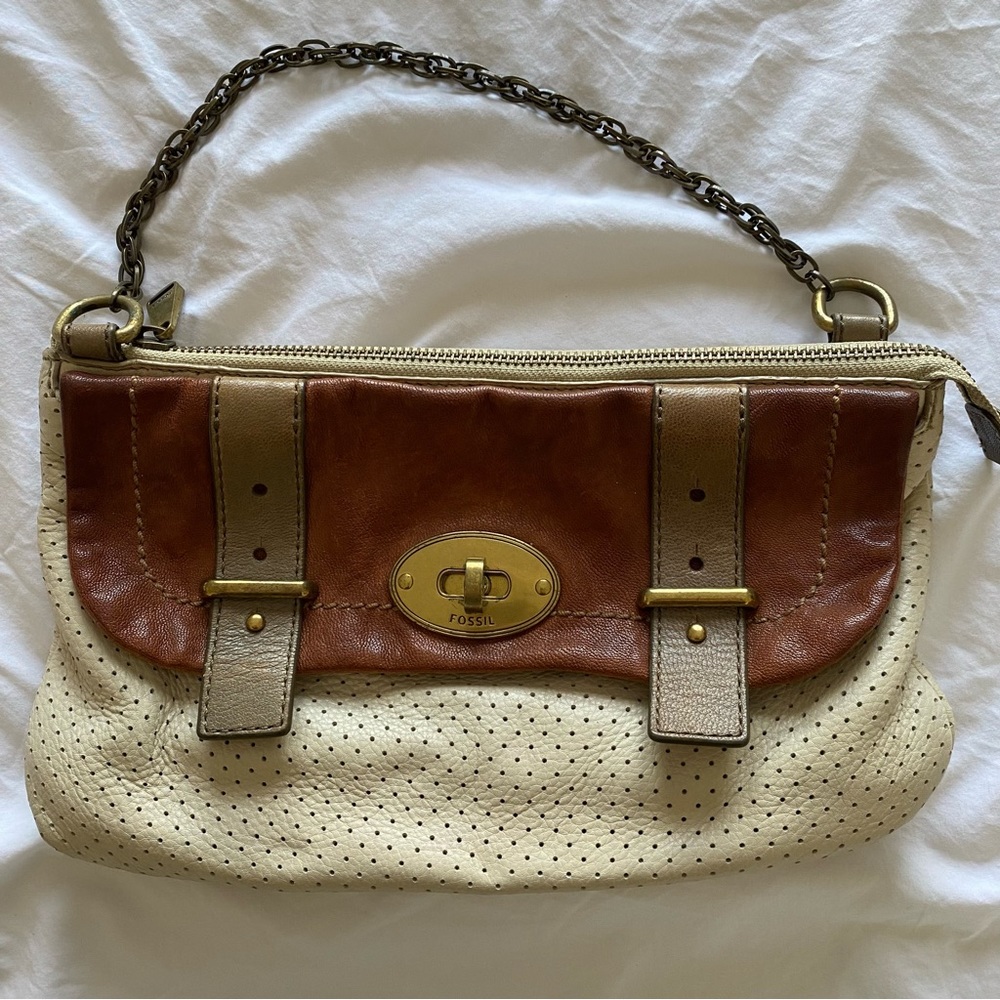 Vintage Fossil Leather Handbag